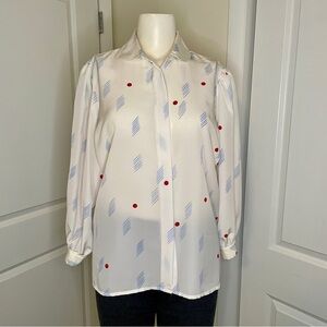 Vintage Nippon blouse 3/4 sleeve